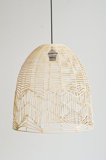 Casden Geometric Rattan Pendant Light