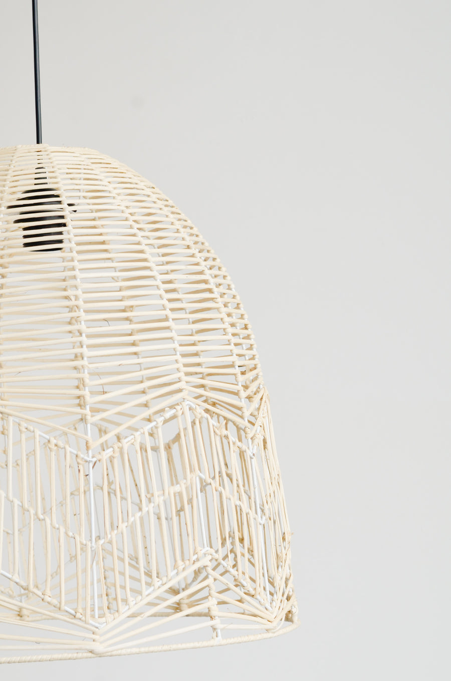 Casden Geometric Rattan Pendant Light