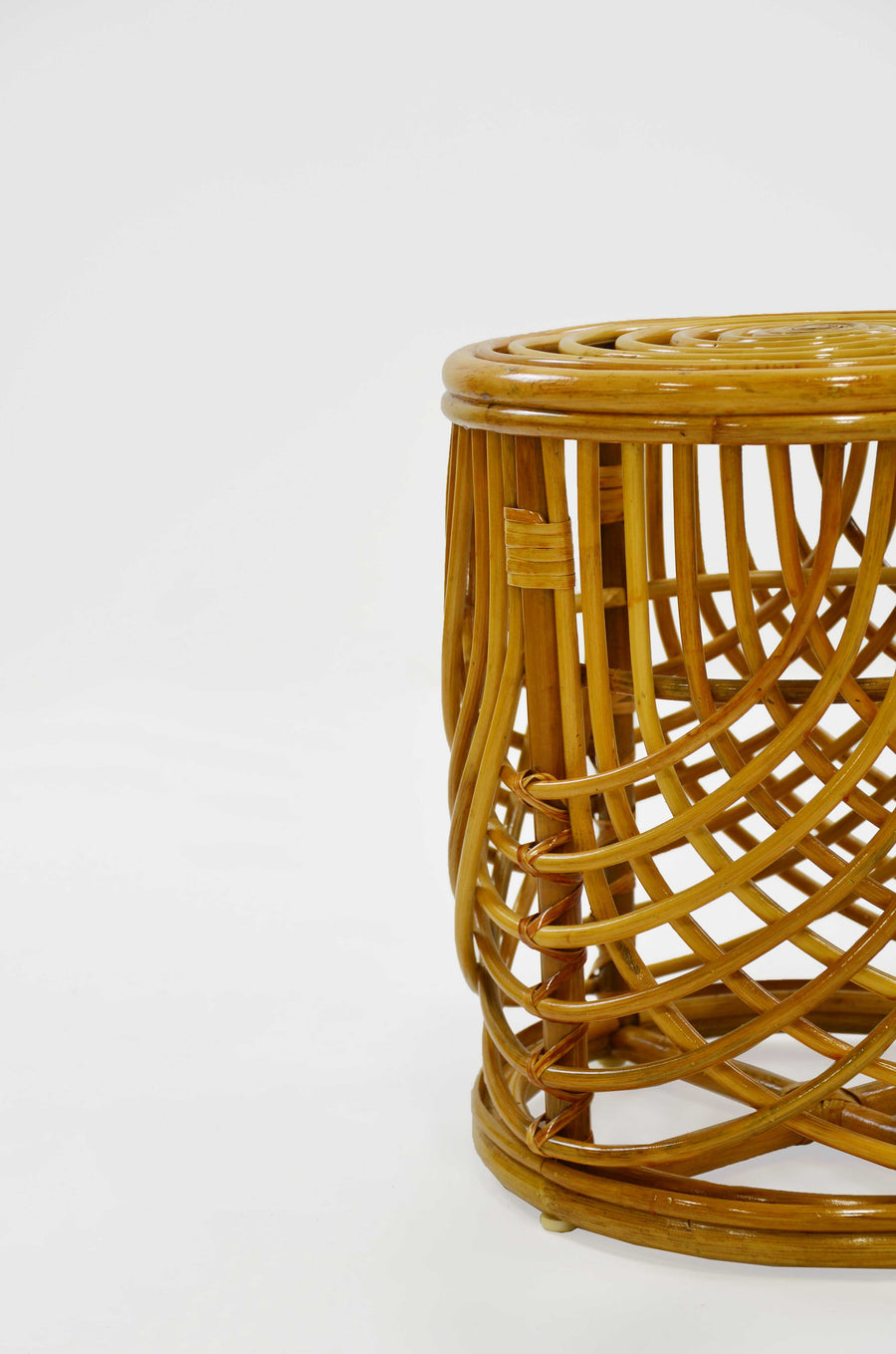 Hadley Rattan Side Table