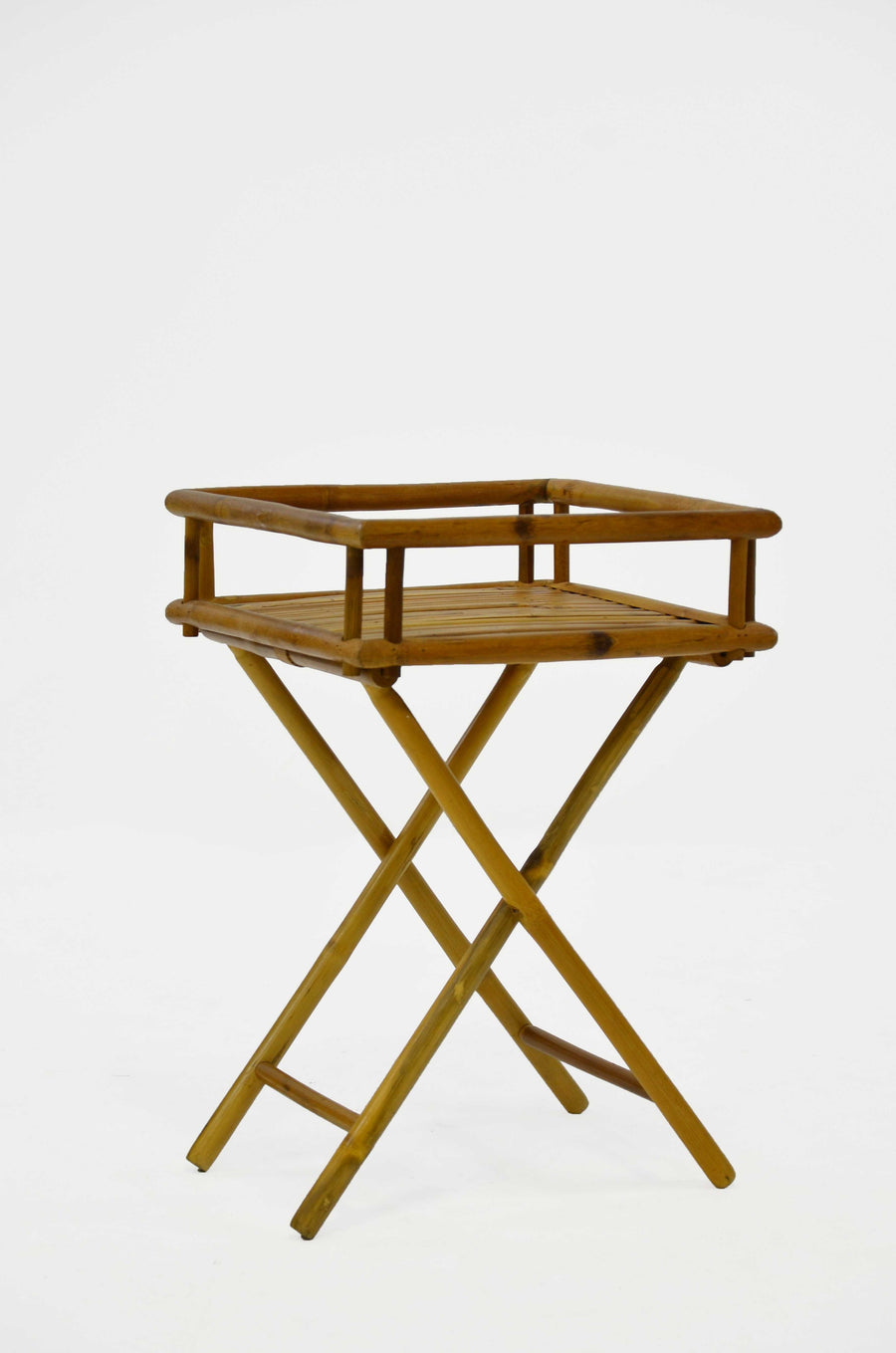 Vintage Bamboo Folding Table