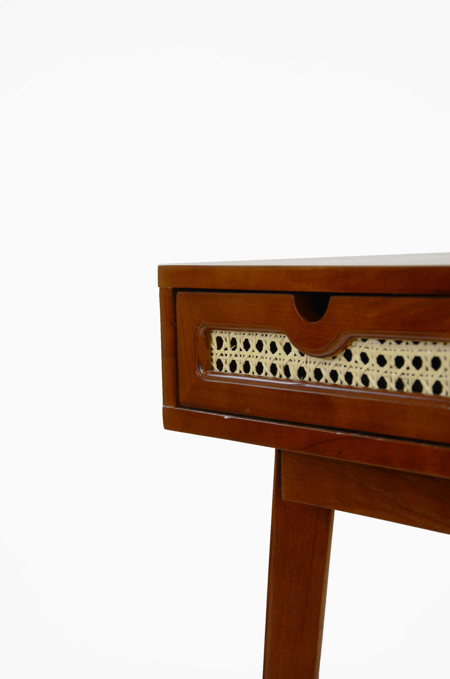 Ramona Wooden Cane Writing Desk