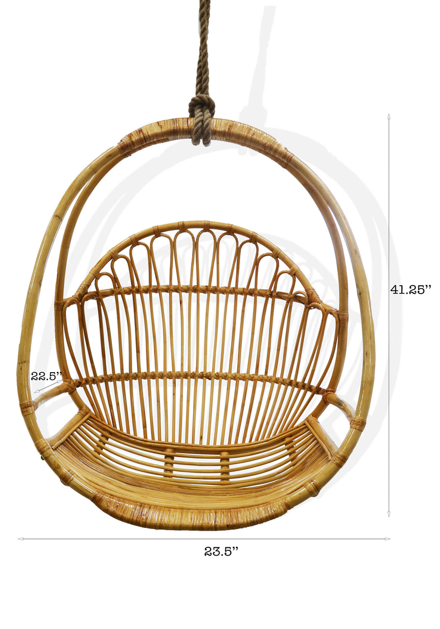 Odella Natural Rattan Swing