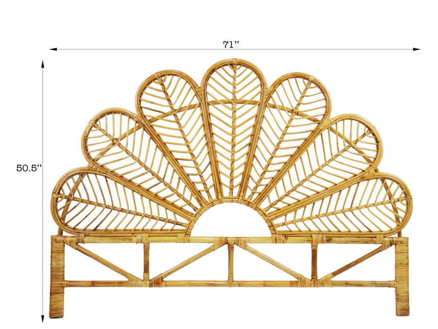 Floria Rattan King Headboard