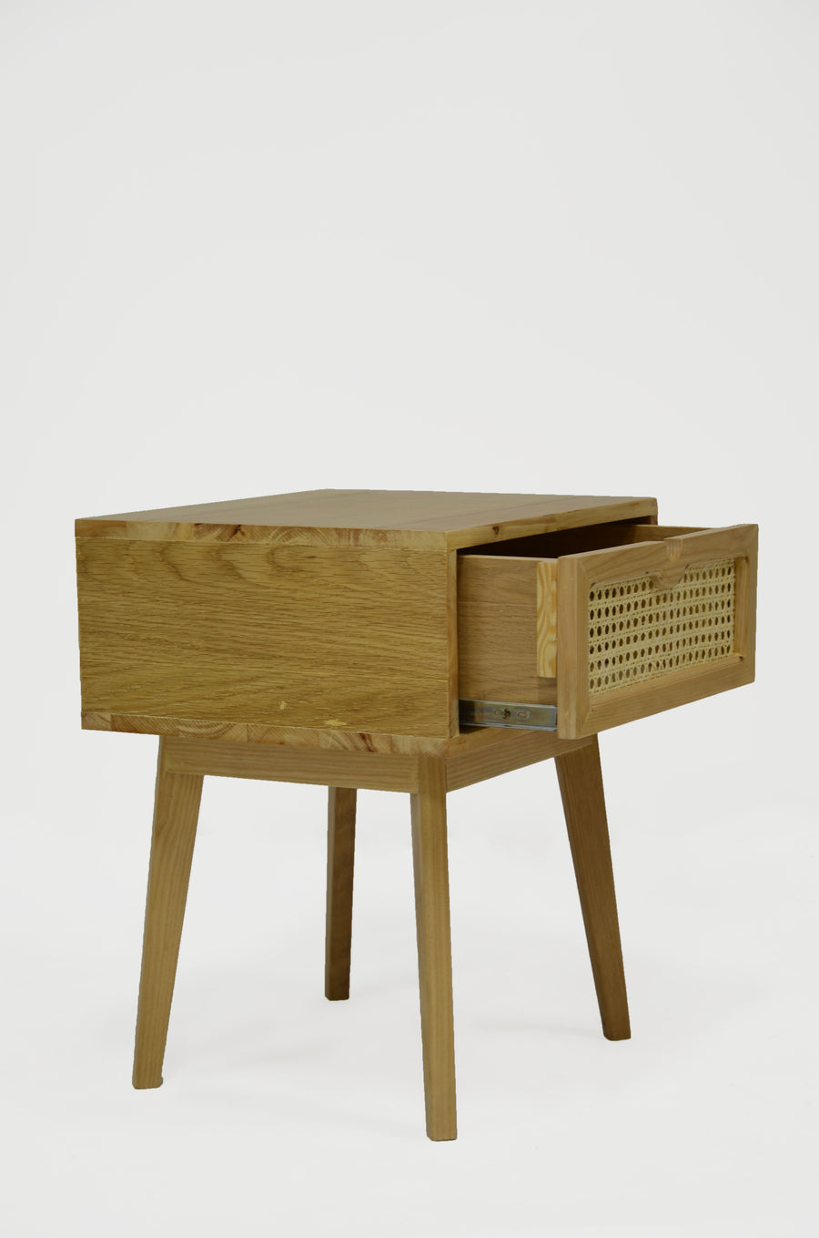 Natural Oak Wooden Sidetable