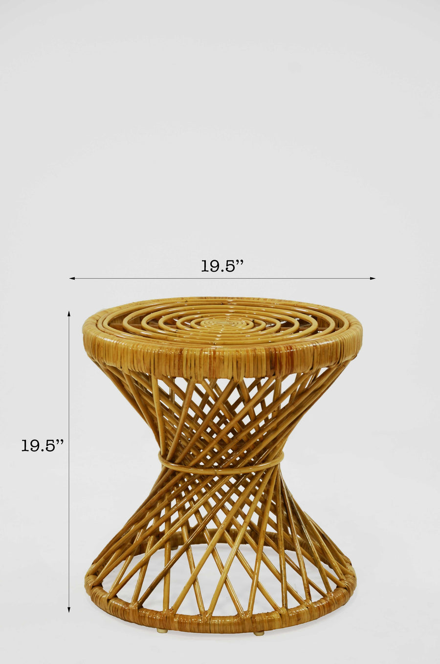 Boho Rattan Sidetable