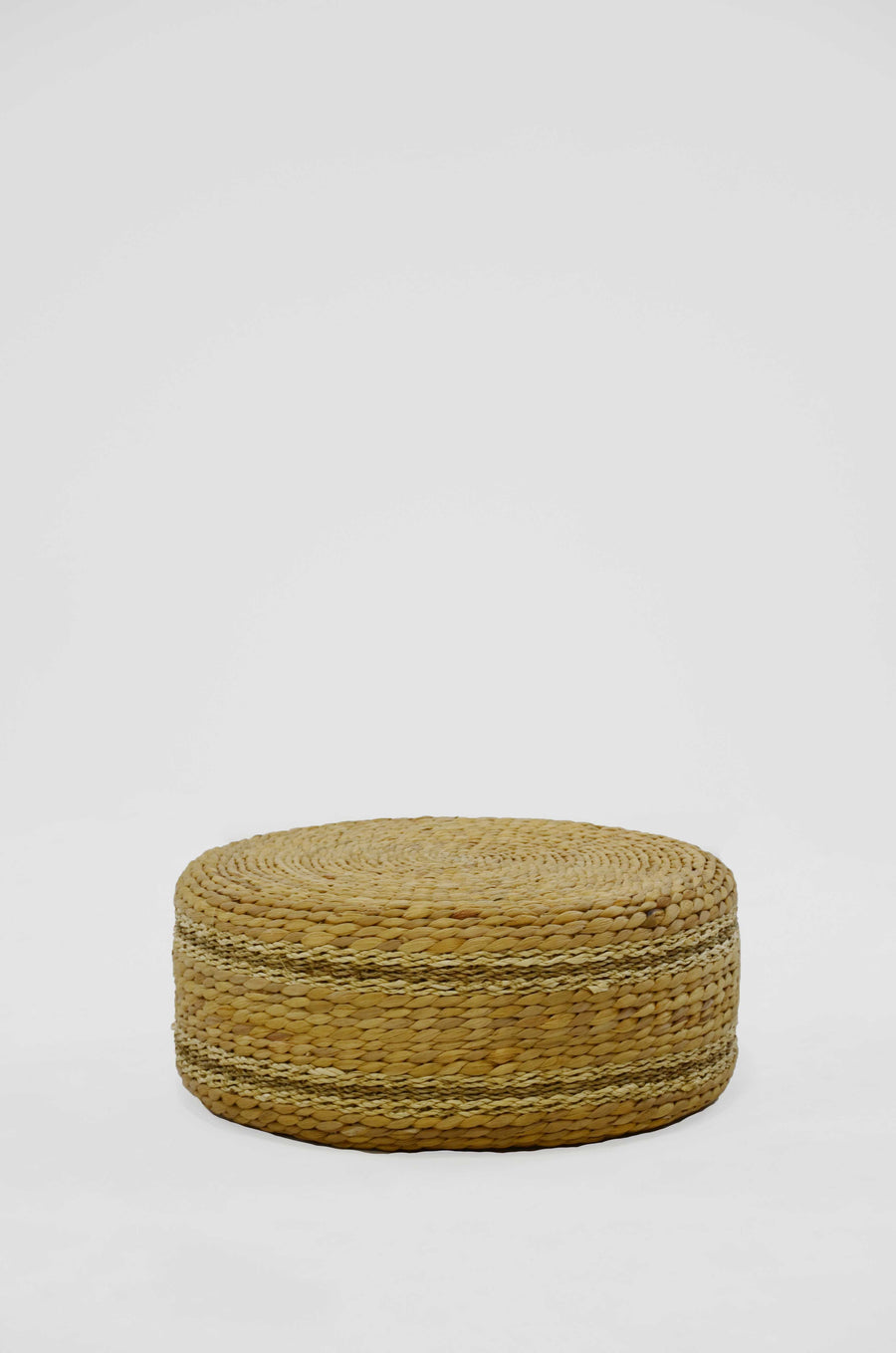 Braided Round Handwoven Ottoman