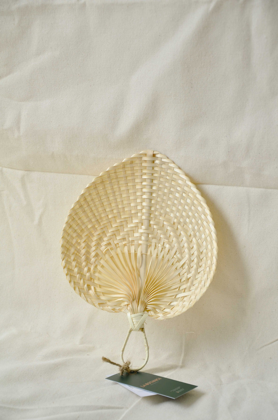 La Botanica Palm Leaf Natural Hanging Fan