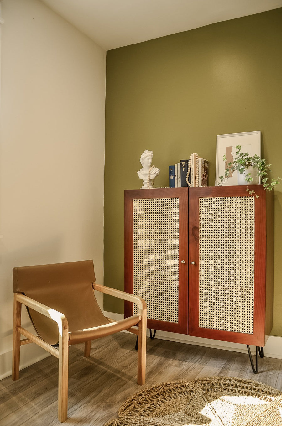 Ramona Cane Cabinet