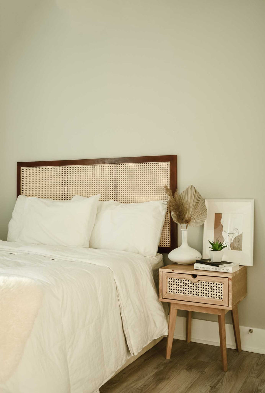 Ramona Cane Queen Headboard