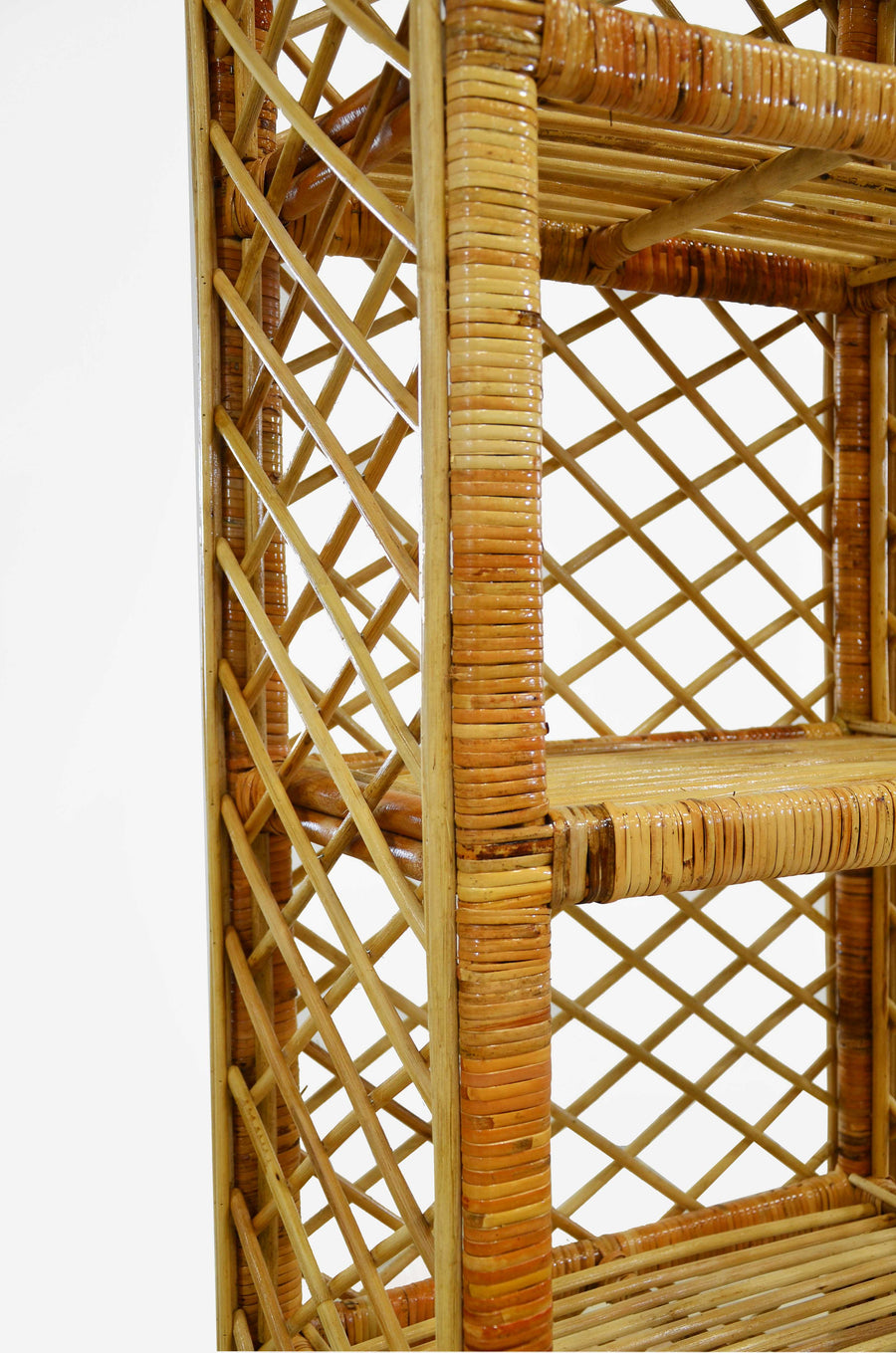 Melody Natural Rattan Wicker Shelf