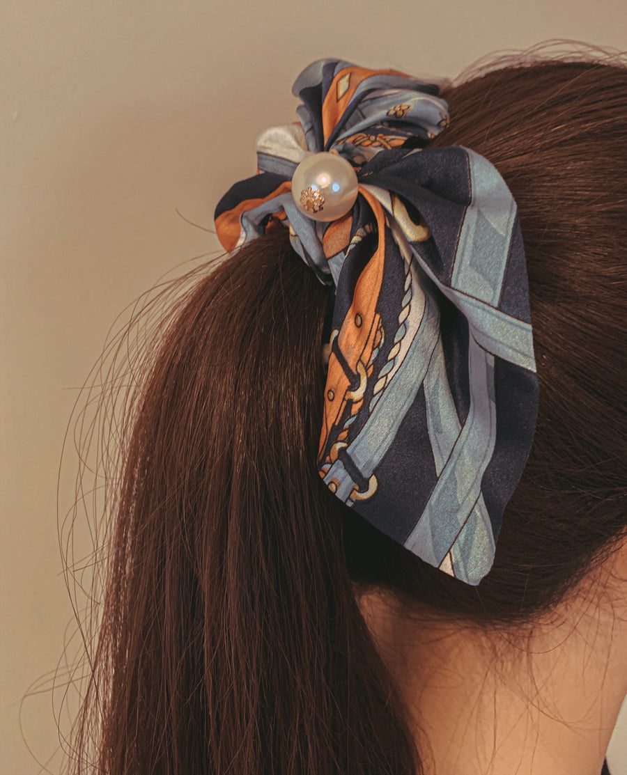 Chiffon Bow Knot Hair Scrunchies - Élan Studio LLC