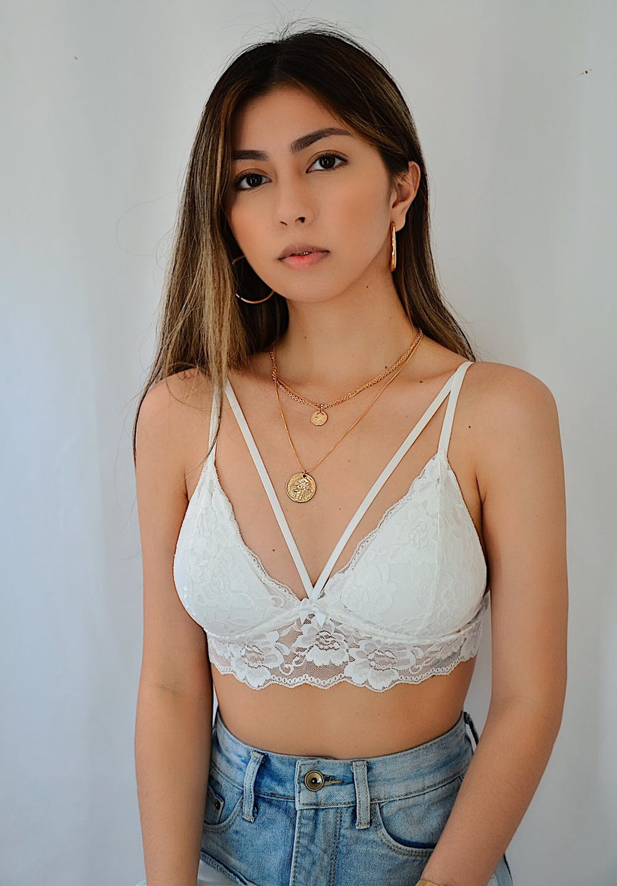 The White Lolita Bralette - Élan Studio LLC