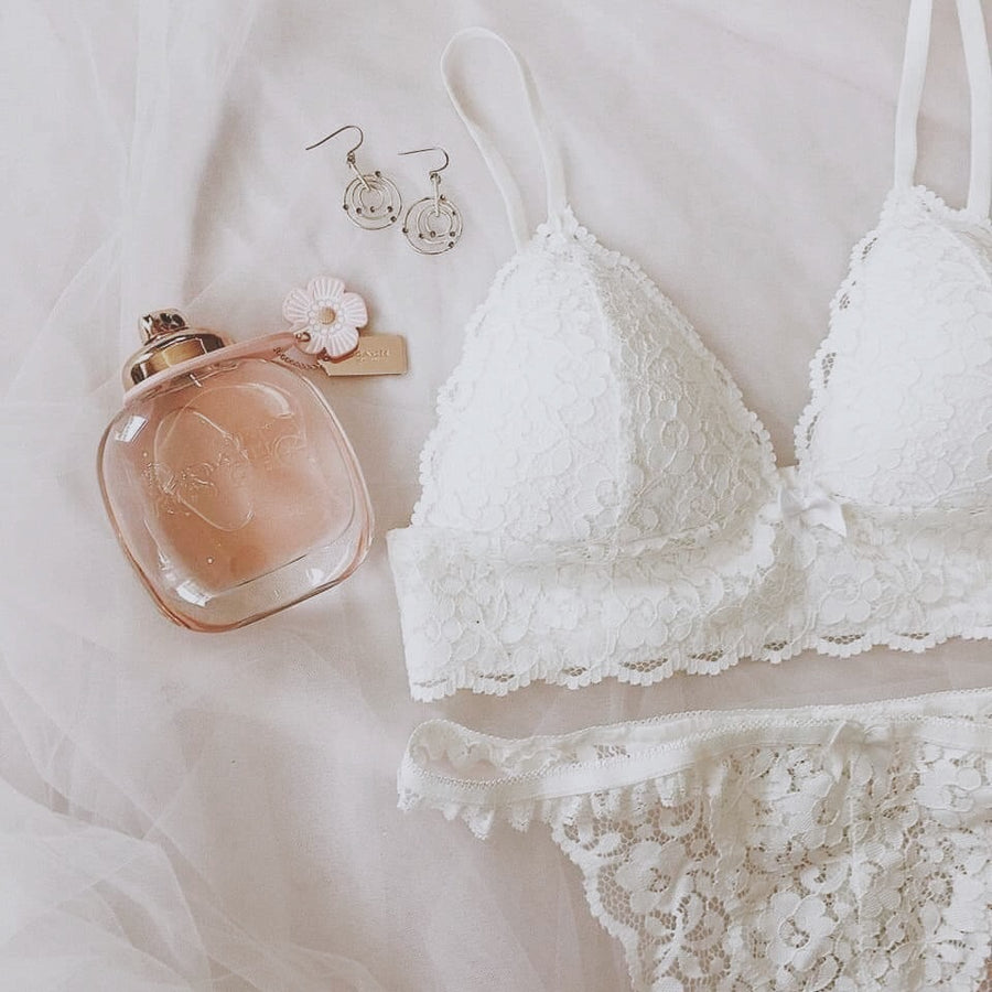 White Rose Bra - Élan Studio LLC