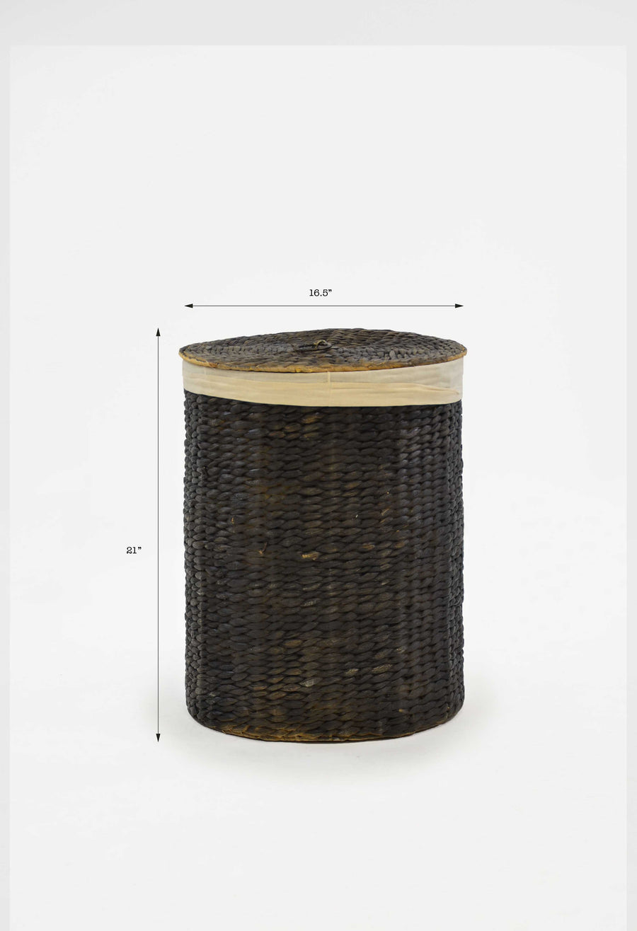 Ethan Round Lidded Fiber Basket