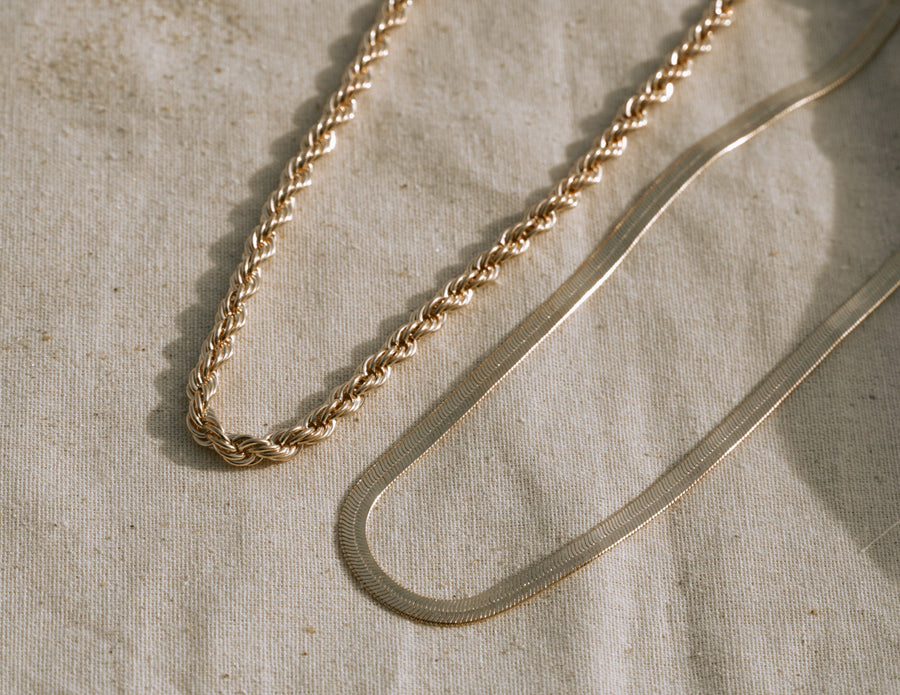 Thick Gold Chain Necklace