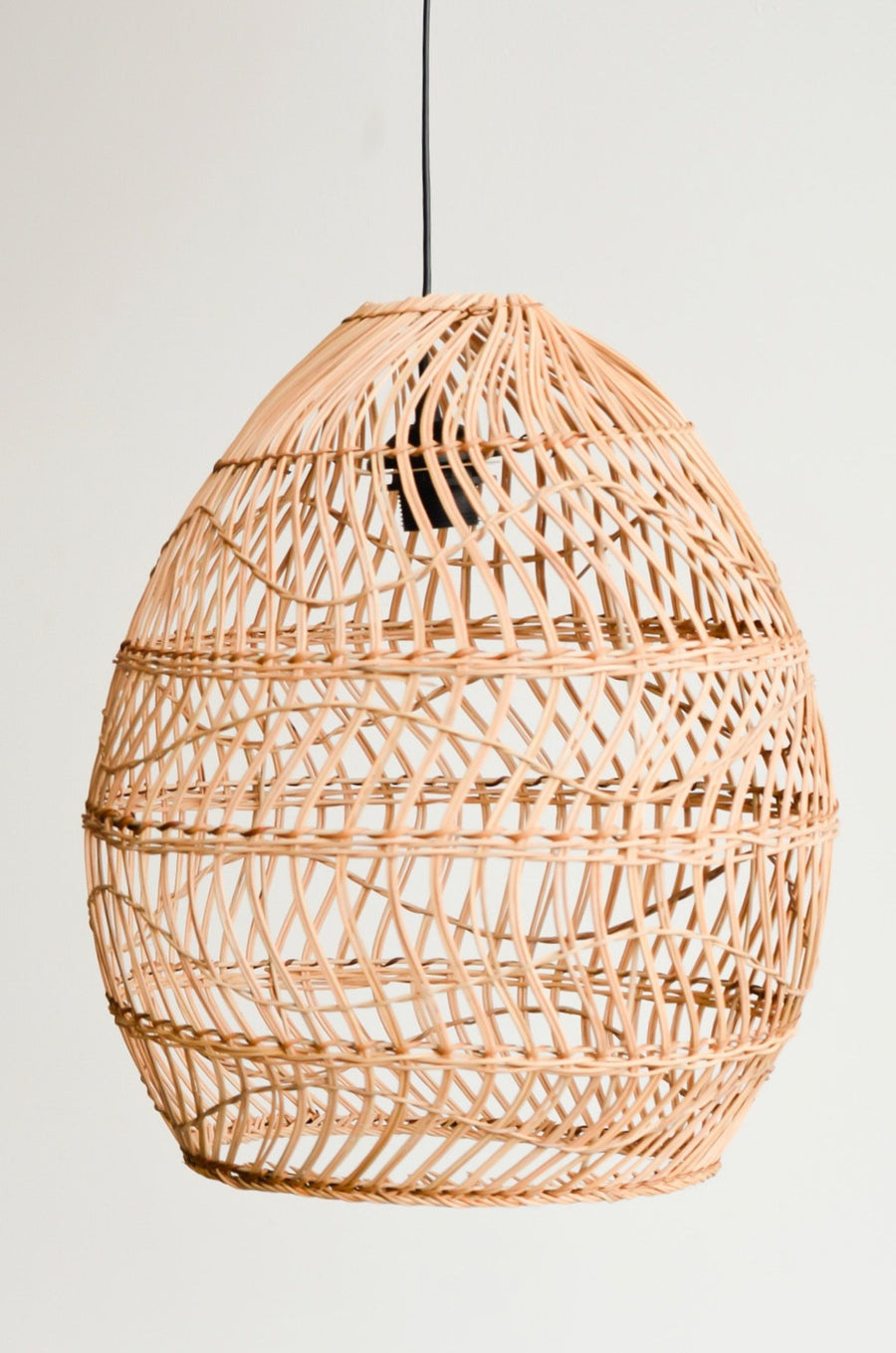 Rattan Round Pendant