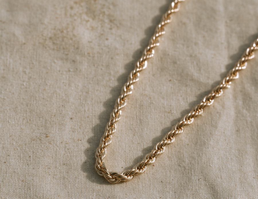 Thick Gold Chain Necklace