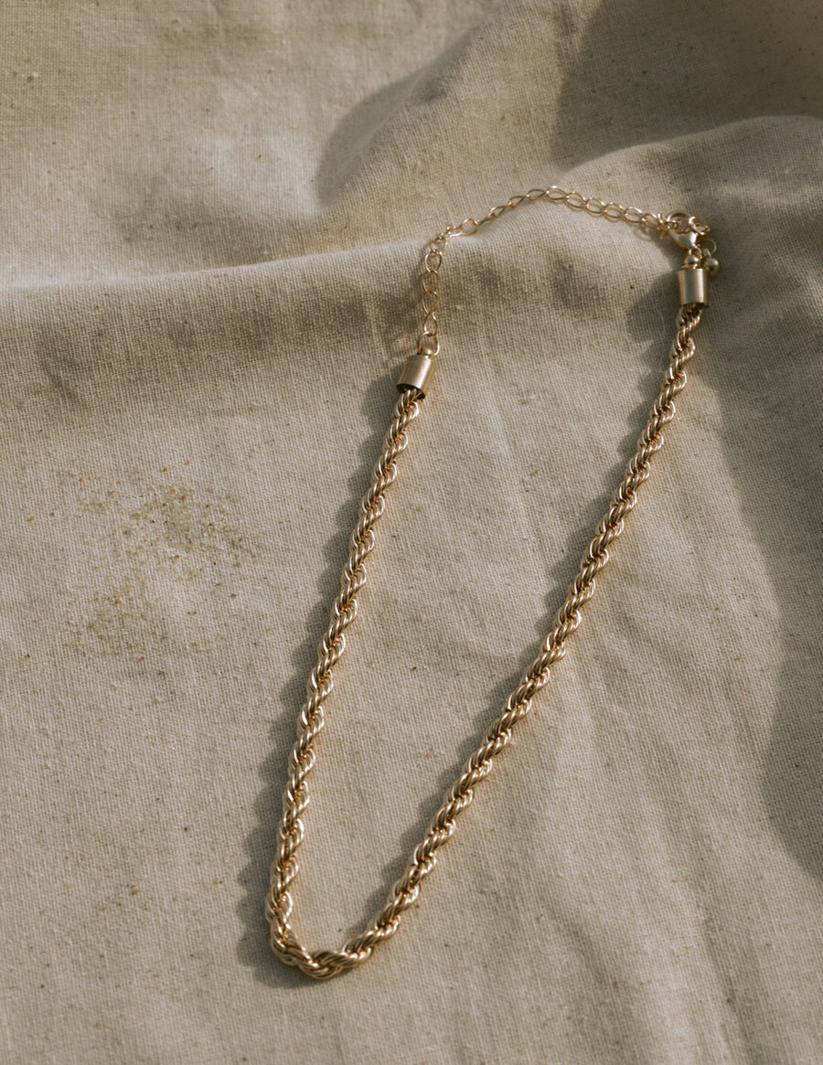 Thick Gold Chain Necklace